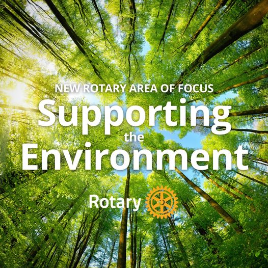 El apoyo al medio ambiente, nueva área de enfoque de Rotary