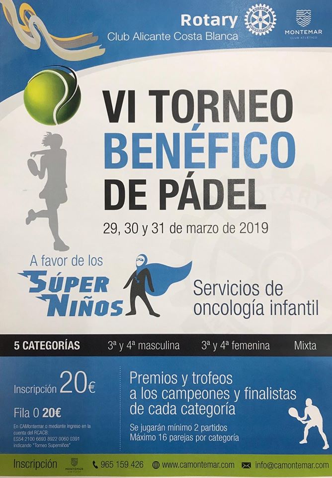 VI Torneo Solidario a favor de los Súper Niños