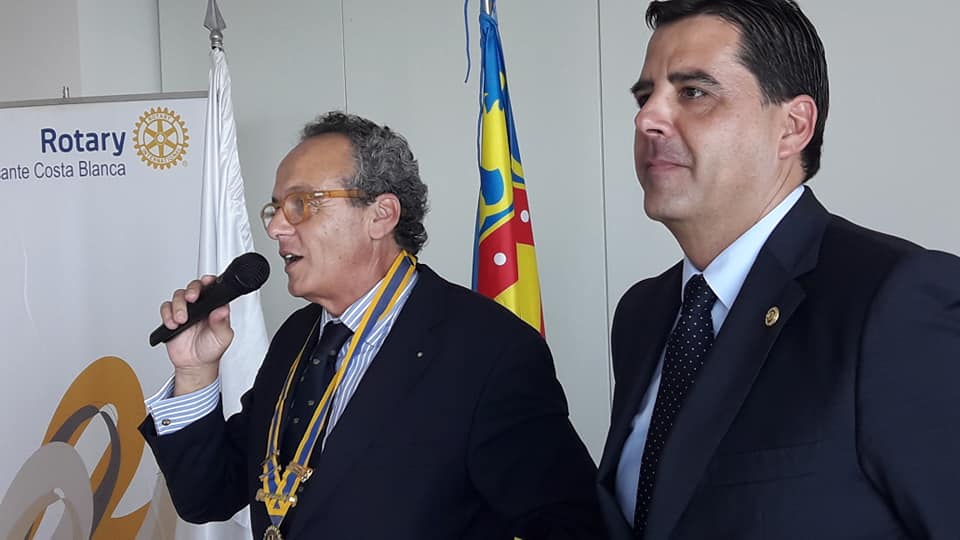 Ramón Sancho, nuevo Presidente del Rotary Club Alicante Costa Blanca !!!