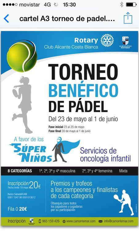 Torneo de padel 2014_Superniños