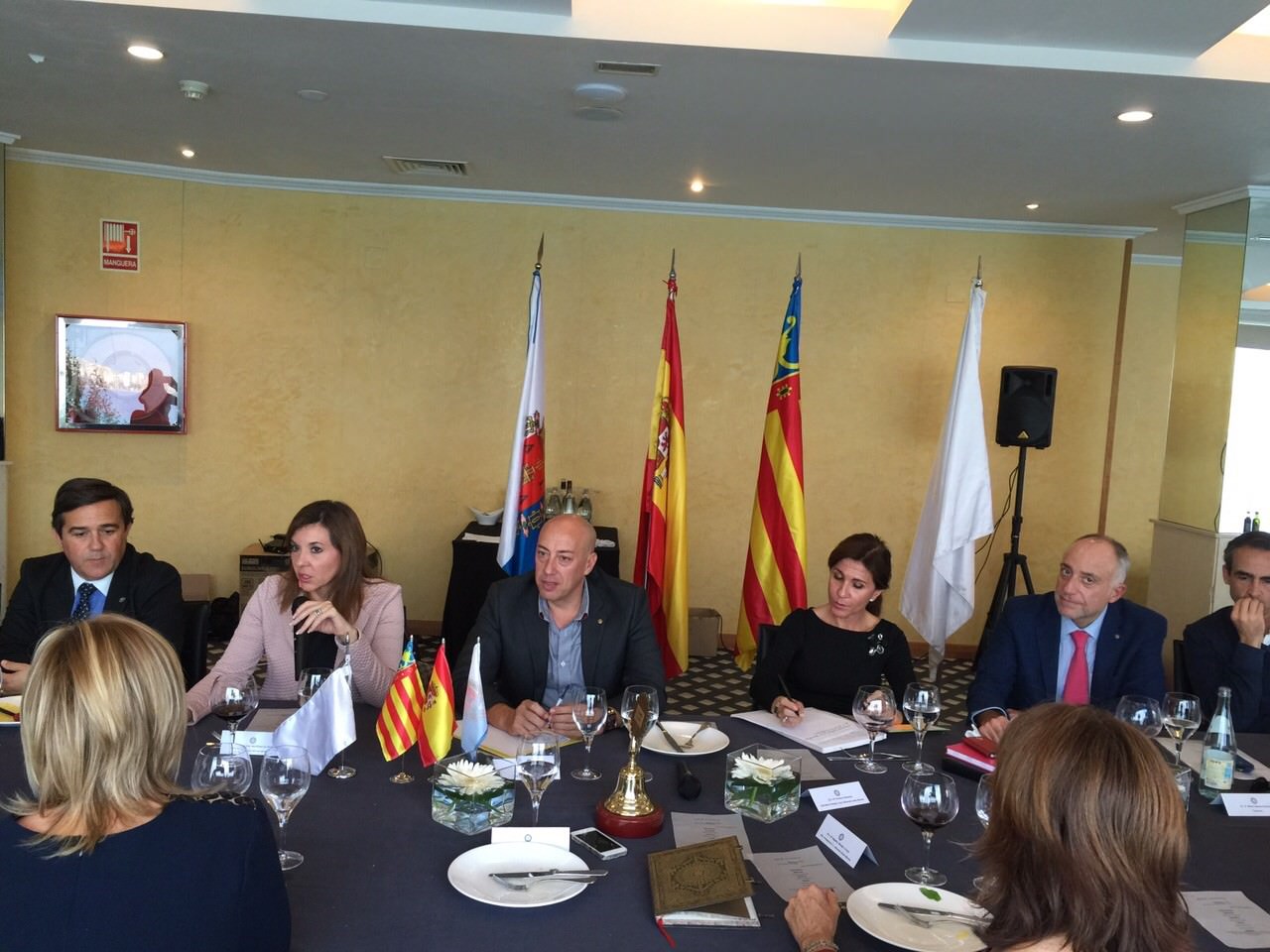 Visita de Mercedes Alonso García, Alcaldesa de Elche