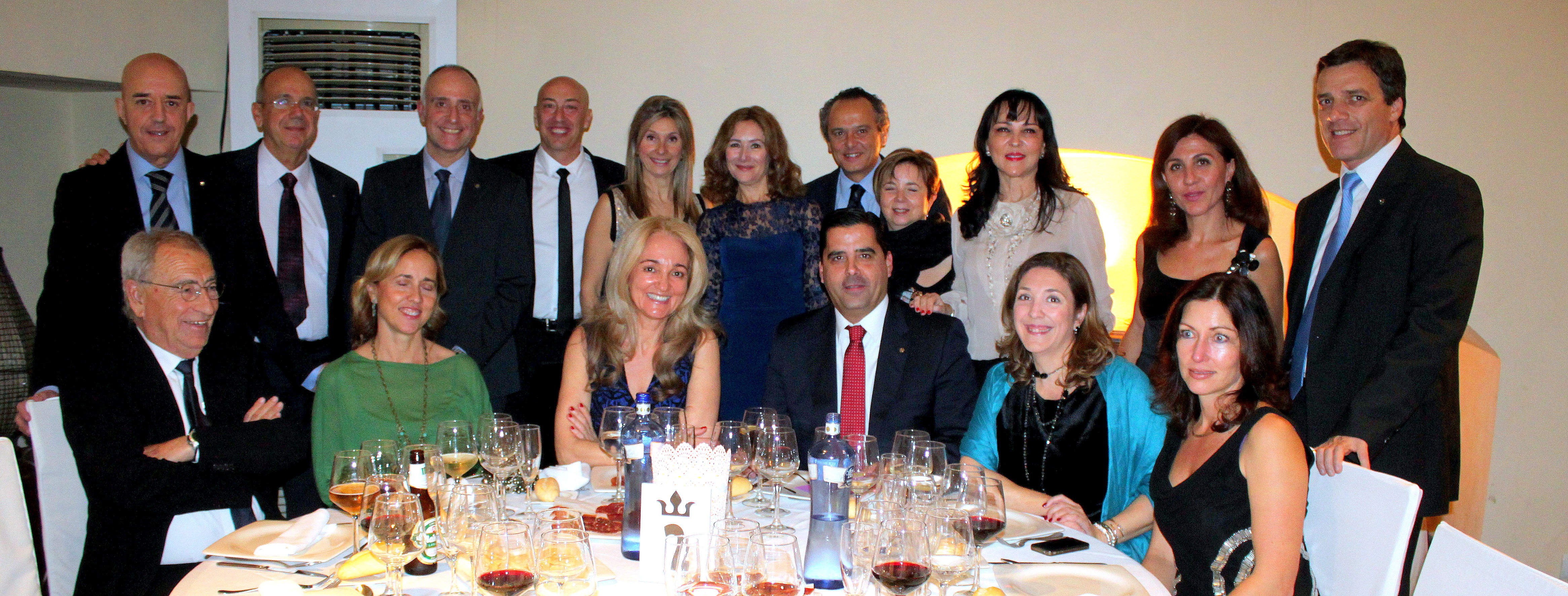 Cena de Navidad del club, Torre de Rejas, el 19 de diciembre 2014.