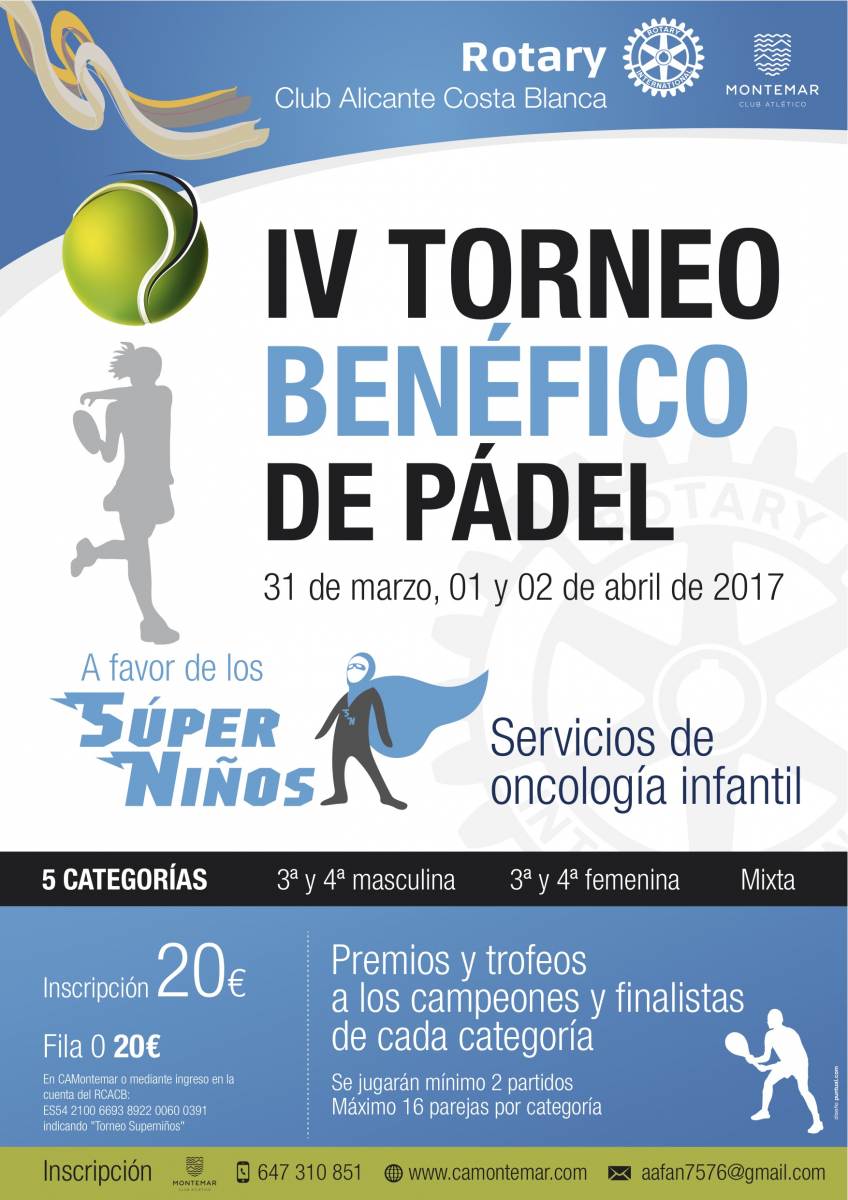 IV TORNEO DE PÁDEL SÚPERNIÑOS 2017: hablan del torneo